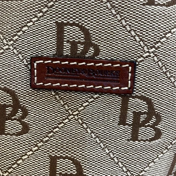 Dooney & Bourke Tan and Brown Tote Bag - Picture 3 of 15
